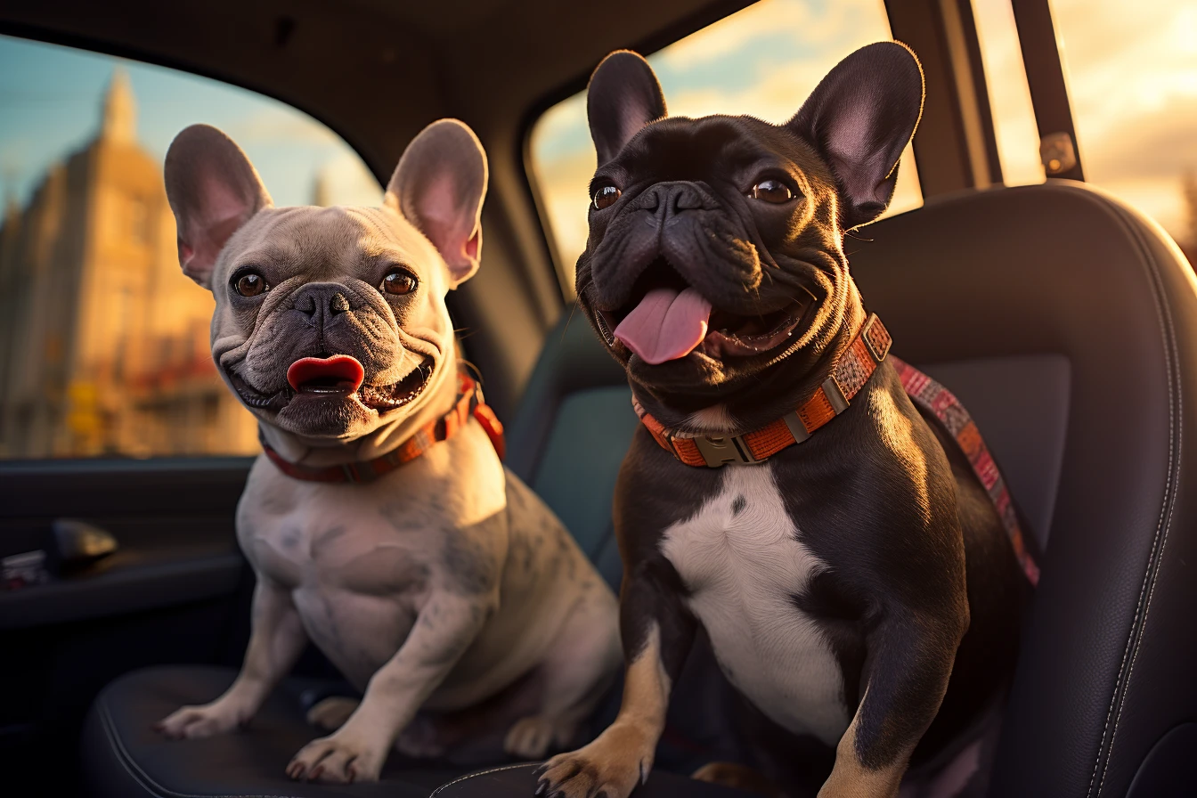 Toyota RAV4 Dog Car Seat for French Bulldogs